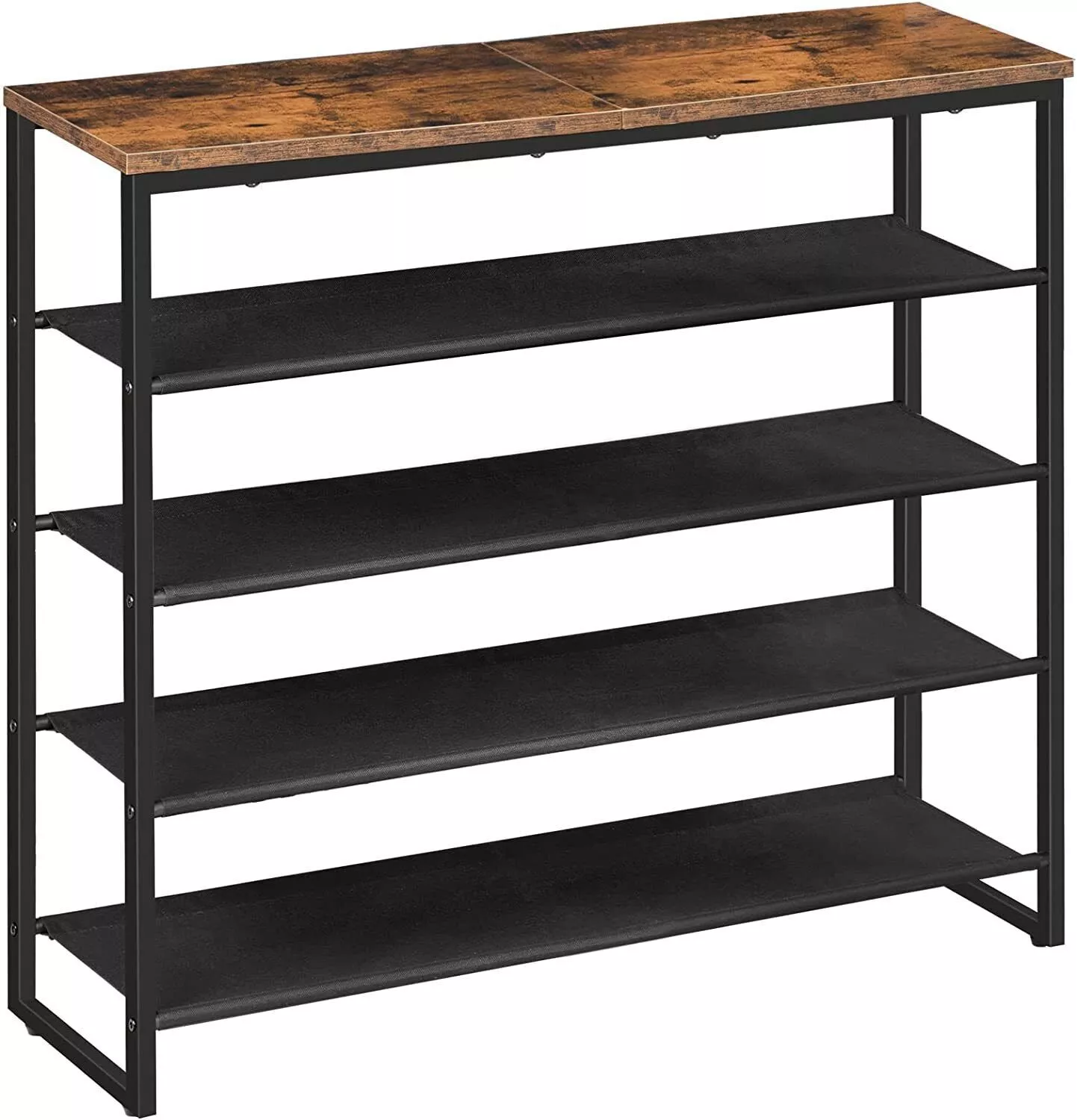 HOOBRO Shoe Rack 5 Tier Shoe Shelf Industrial Shoe